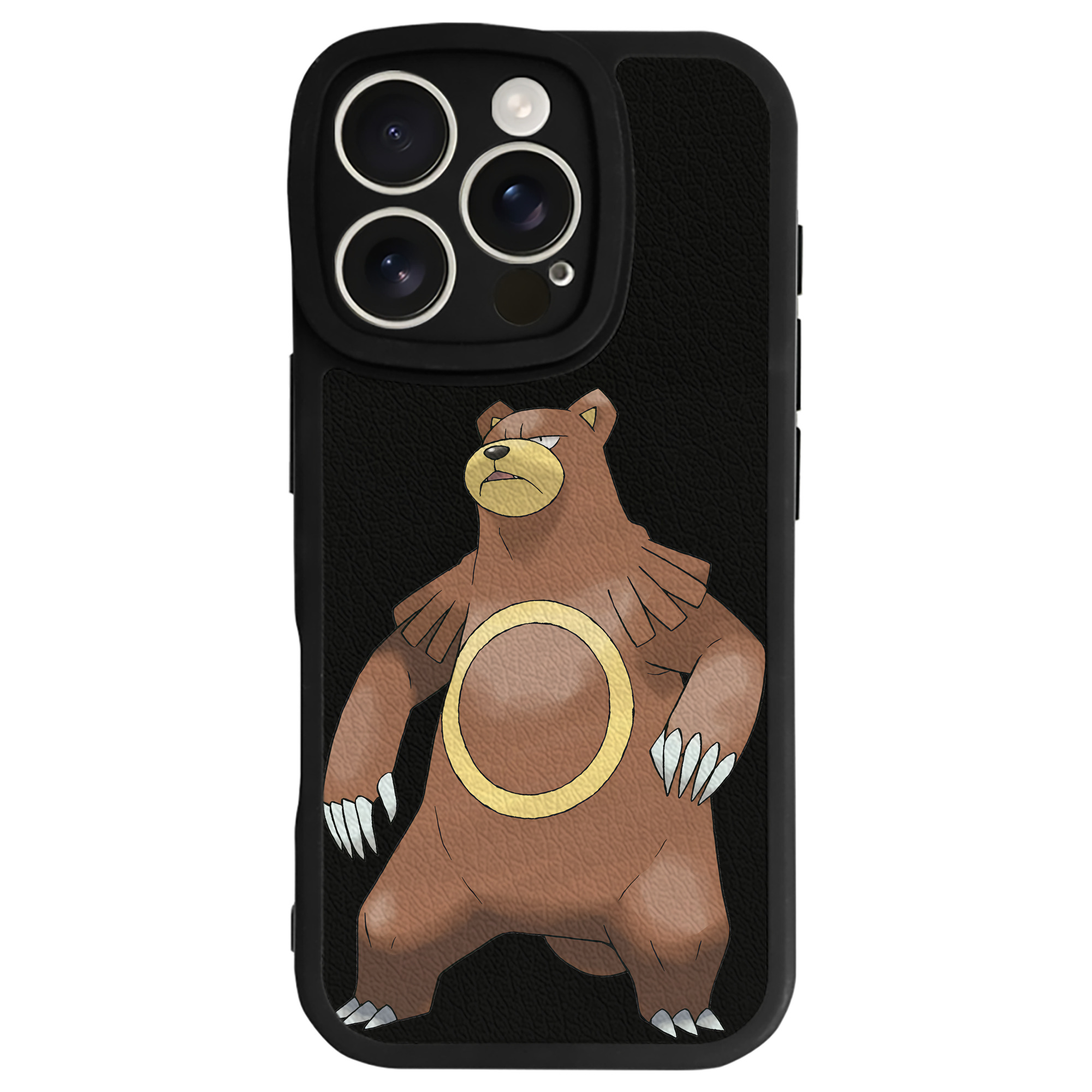 （画像用） ポケットモンスター Pokémon 【iPhone 16シリーズ対応】シリコンスマホケース（レザー調） 材質：シリコン
